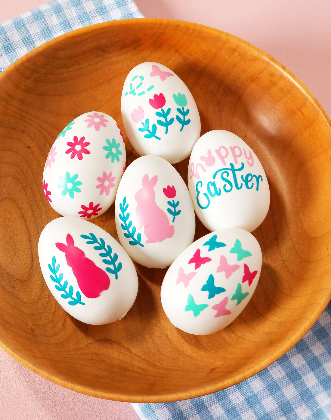 DIY Easter Egg Vinyl Decals