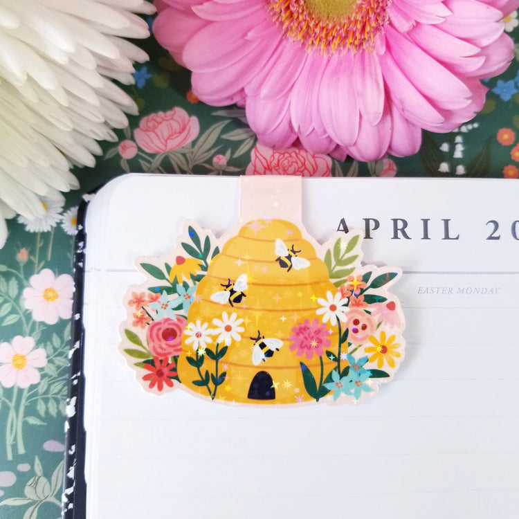 Bee Hive Magnetic Bookmark