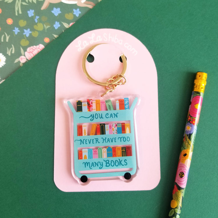 Bookcart Acrylic Keychain