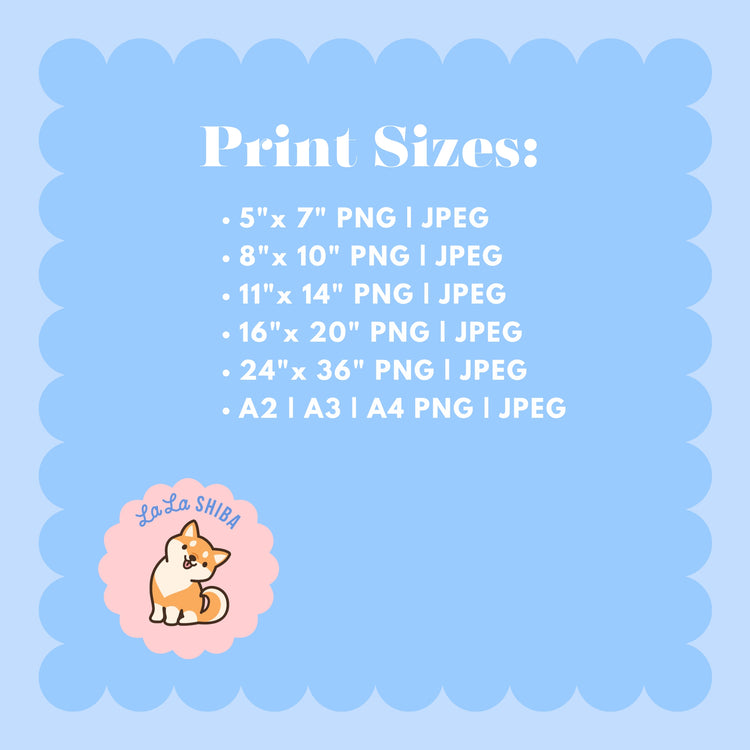 Mother Giraffe and Baby – Floral Design Printable Wall Art  SVG, PNG, JPEG | Digital Download