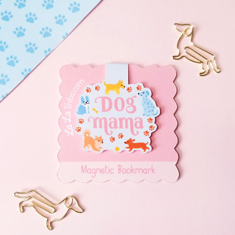 Dog Mama Magnetic Bookmarks