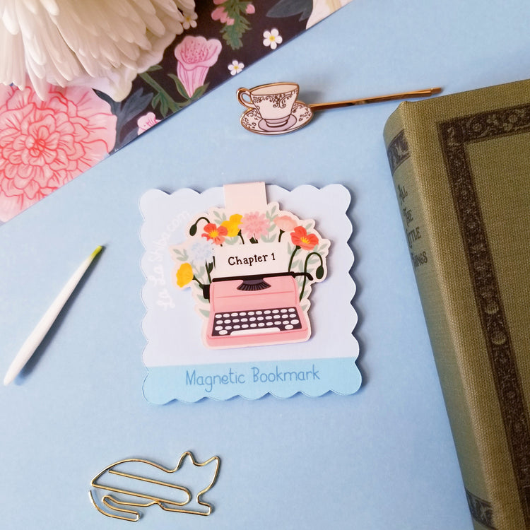 Typewriter Magnetic Bookmark