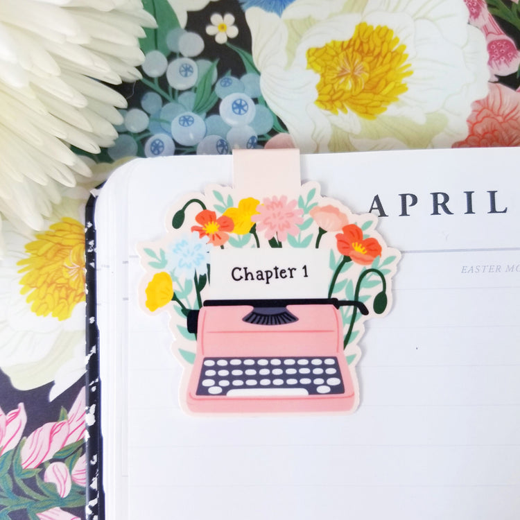 Typewriter Magnetic Bookmark