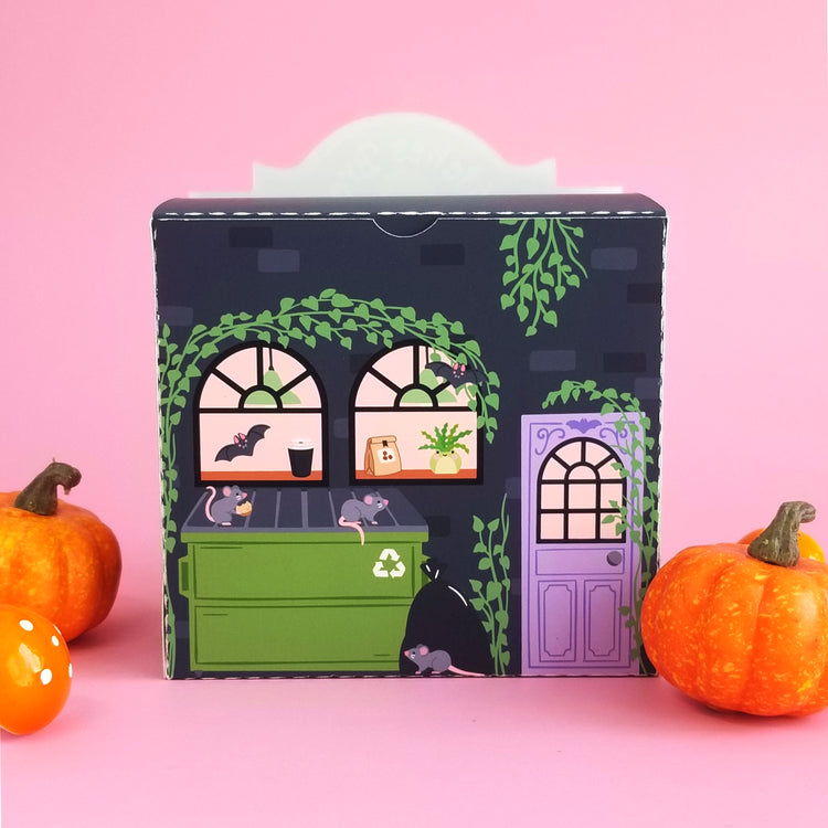 3D Witches Brew Cafe Box SVG for Silhouette and Cricut
