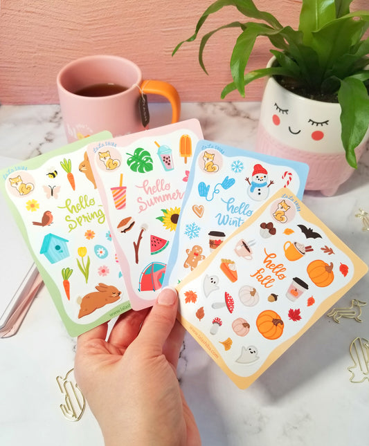 DIY Kiss Cut Planner Stickers with Silhouette