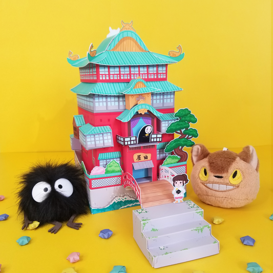 Spirited Away Magic at Home: Download Our Free DIY Bath House Paper Craft Project