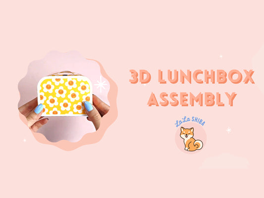3D Paper Lunchbox Assembly Tutorial