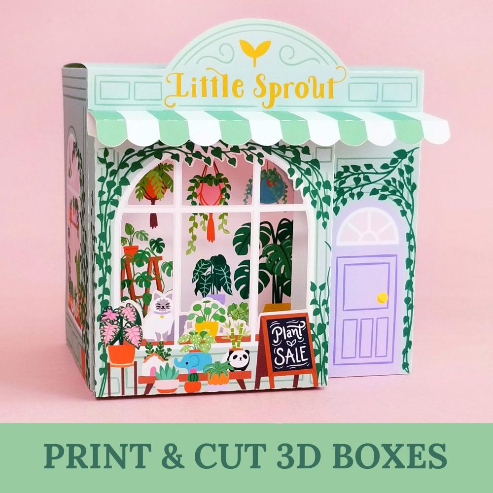 Print & Cut 3D Boxes