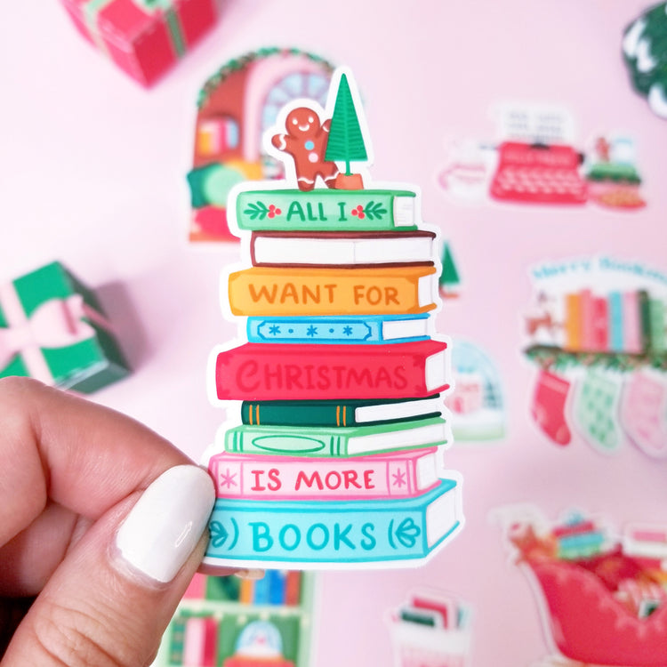 Print and Cut Christmas Reading Stickers