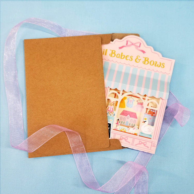 Babes and Bows Print and Cut 3D Card