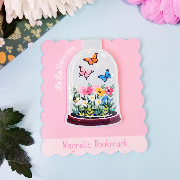 Butterfly Terrarium Magnetic Bookmark