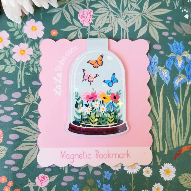 Butterfly Terrarium Magnetic Bookmark