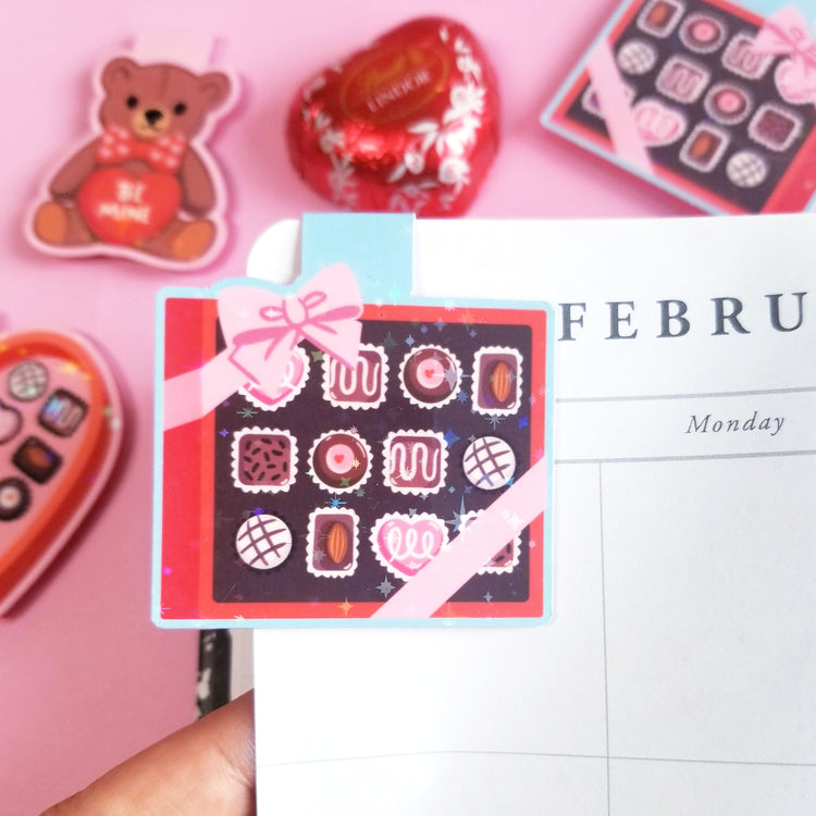 Box of Chocolates Magnetic Bookmark