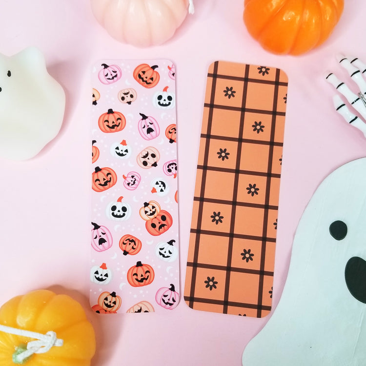 Halloween Jack-o-lantern Print and Cut Bookmarks for Silhouette