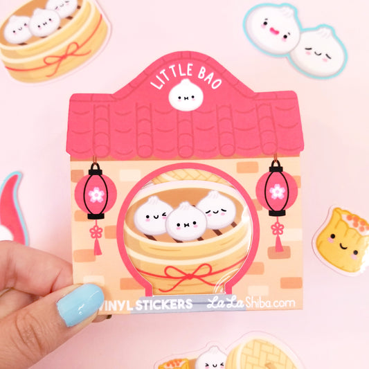 Little Bao Kawaii Dumpling Sticker Pack