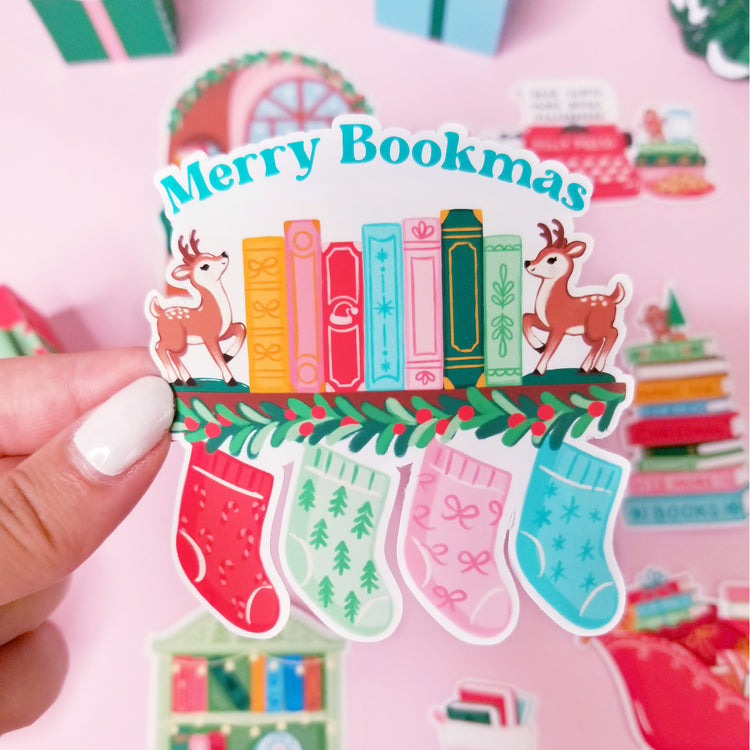 Print and Cut Christmas Reading Stickers