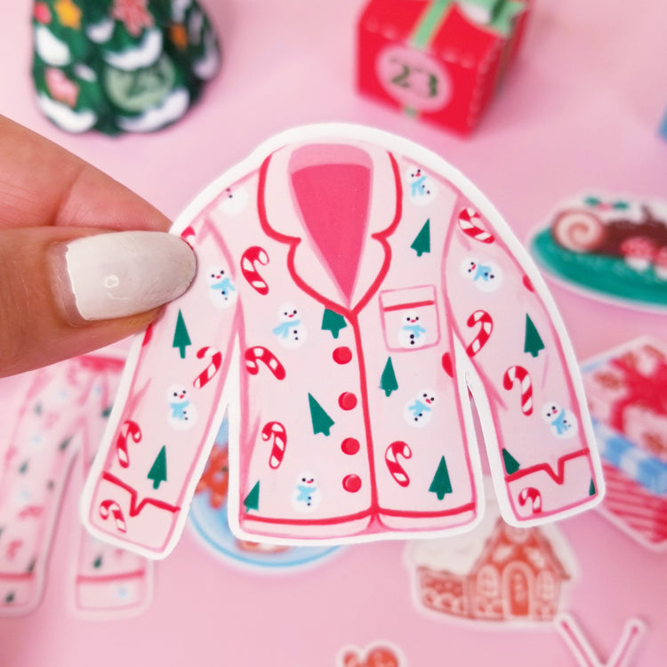 Print and Cut Cozy Christmas Stickers