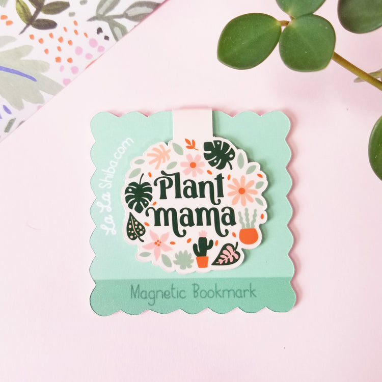 Plant Mama Magnetic Bookmark