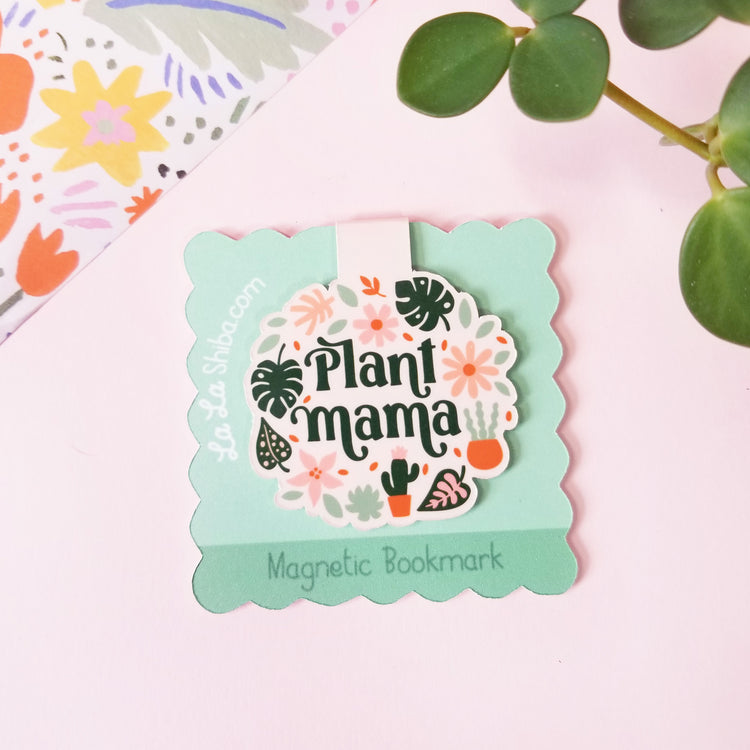 Plant Mama Magnetic Bookmark