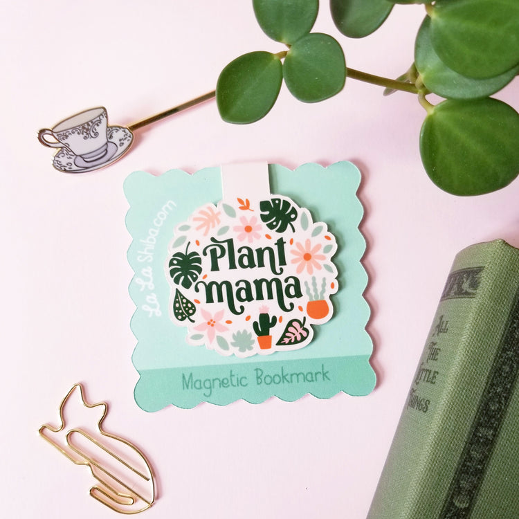 Plant Mama Magnetic Bookmark