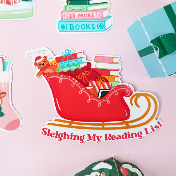 Print and Cut Christmas Reading Stickers