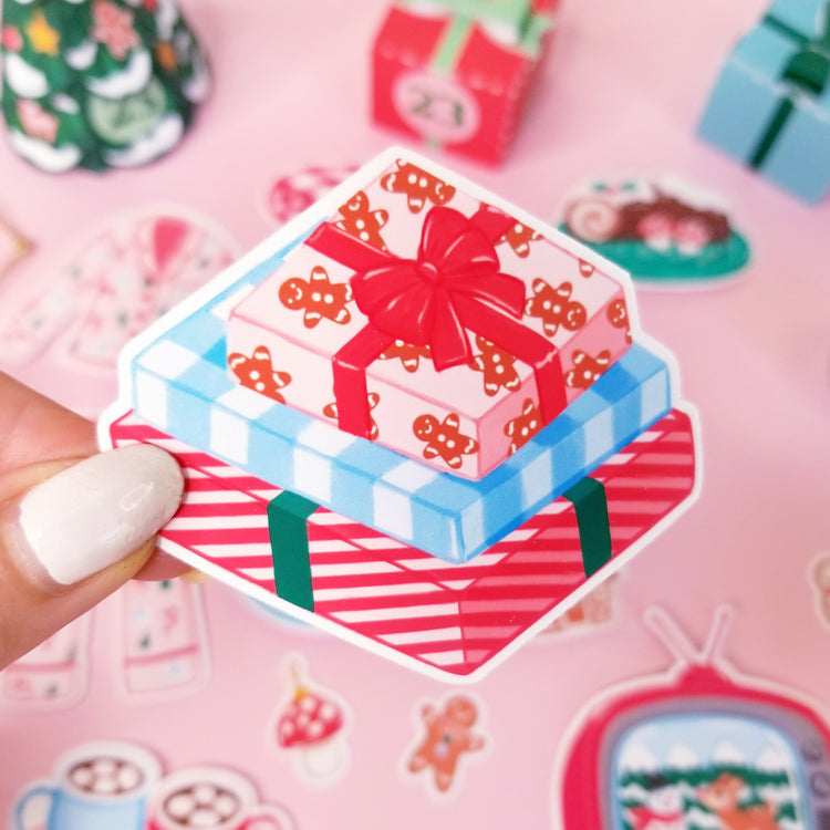 Print and Cut Cozy Christmas Stickers