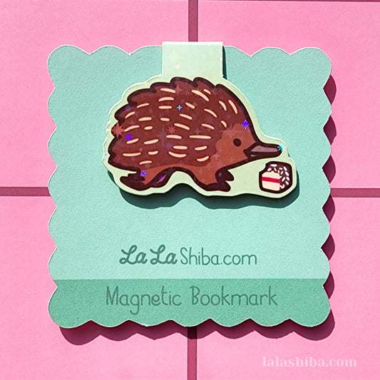 Echidna Magnetic Bookmark, Australian Animals Bookmark, Shipped