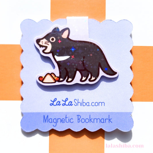 Tasmanian Devil Magnetic Bookmark, Australian Animal Bookmark, Shipped